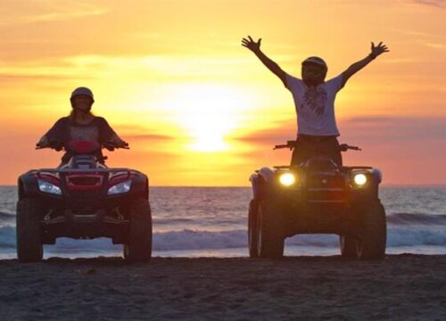 ATV Quad biking Hurghada Küstentour bei Sonnenuntergang